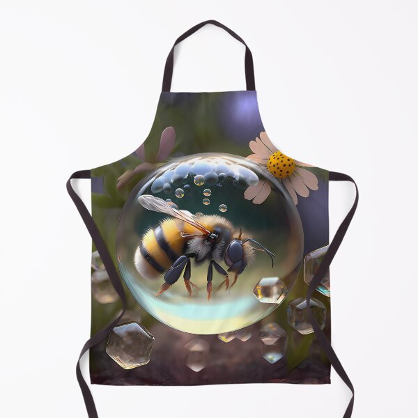 Item preview, Real bee in water bubble in garden designed and sold by SMILE88.