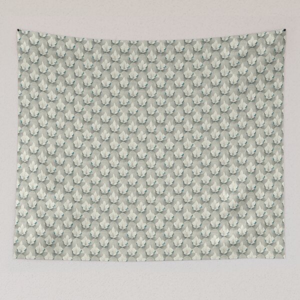 Item preview, Light Grey Floral Design designed and sold by zeli486.