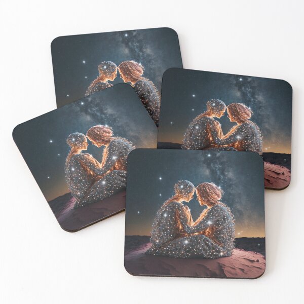 Item preview, a couple engulfed in stars and the universe designed and sold by alxndraai.