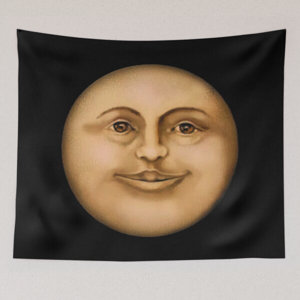 Item preview, Mister Moon man in the moon full moon designed and sold by Glimmersmith.