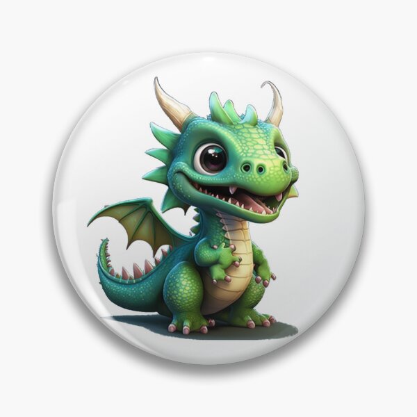 Item preview, Lindo bebé dragón - Patrick el verde designed and sold by BeachBumPics.