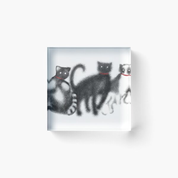 Item preview, Fuzzy Cat Trio designed and sold by esw22.