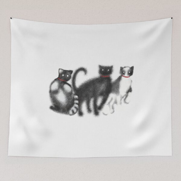 Item preview, Fuzzy Cat Trio designed and sold by esw22.