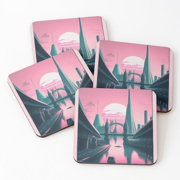 Item preview, LONDON in 2121 - Futuristic Retro Aesthetics designed and sold by Wav3Scapes.
