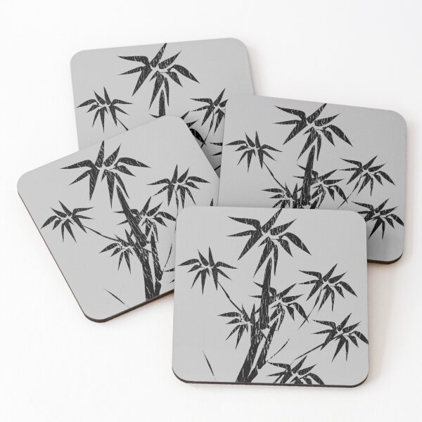 Item preview,  Muted Grey and Black Japandi Decorator Bamboo designed and sold by Greenbaby.