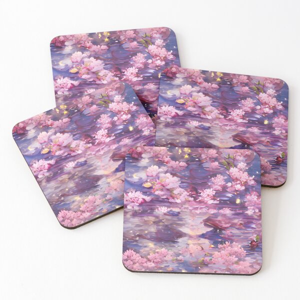 Item preview, spring, sakura, flowers, water,  designed and sold by Maria Mihailova.
