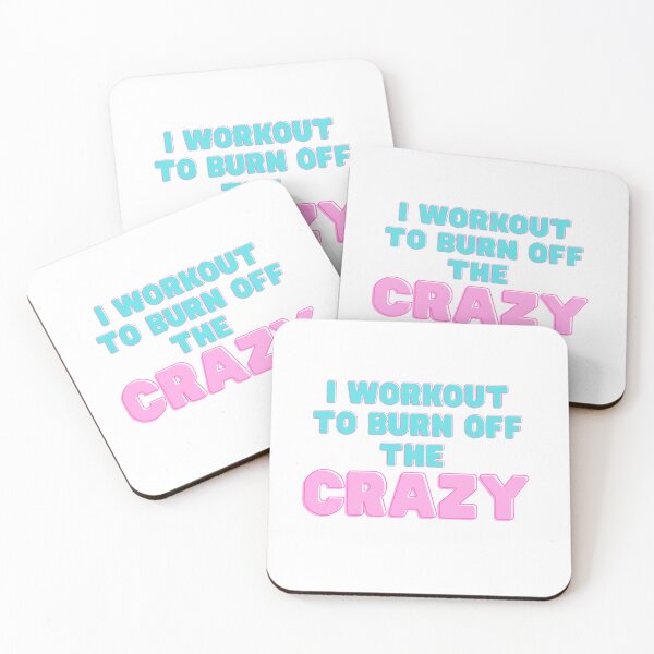 Item preview, Workout shirt I Workout to Burn Off the Crazy Shirt Funny Workout shirt with Sayings for Women gym shirt mom shirt designed and sold by Fitness-Passion.