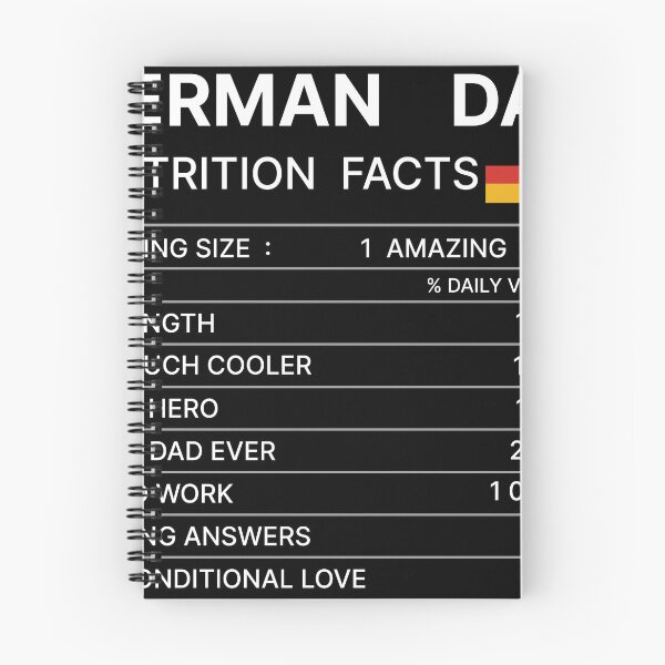 Item preview, Best German Dad, Nutrition Facts tShirt Fathers Day Gift Mens  designed and sold by MRams.