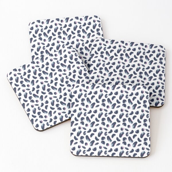 Item preview, Leopardo ciruela azul marino designed and sold by artsylyons.
