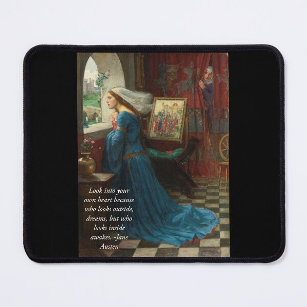 Item preview, Jane Austen Quote About Looking Within Our Heart designed and sold by Classicambience.