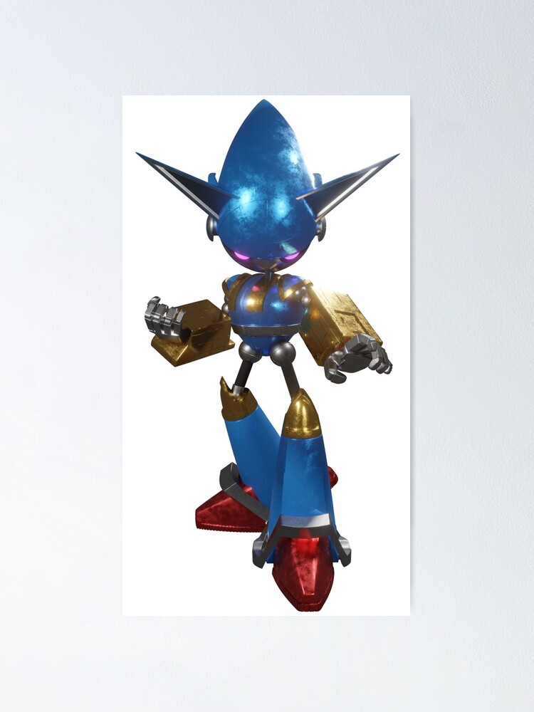 Mecha Sonic Poster for Sale by Design-By-Dan