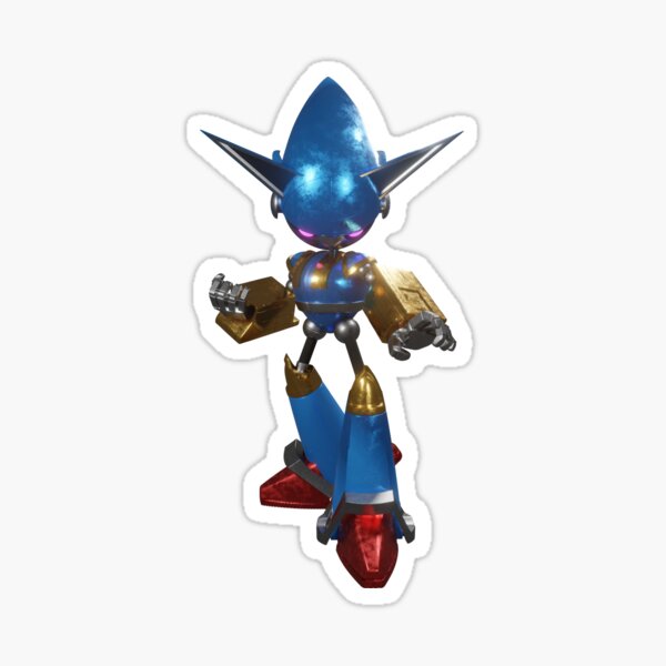 Neo Metal Sonic icon Sticker for Sale by DanielCostaart