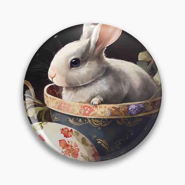 Item preview, Colorful Easter Bunny in an Egg - Classic Oil Painting designed and sold by jcliu.