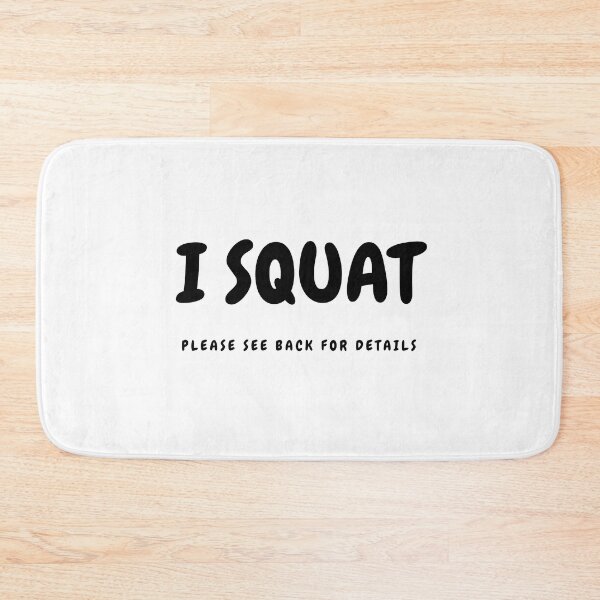 Item preview, I Squat Shirt, Please See Back For Details, Funny Workout Shirt, Funny Gym Shirts, Gym Gifts, Workout Gifts, Women Workout Tee, Squat Shirt designed and sold by Fitness-Passion.