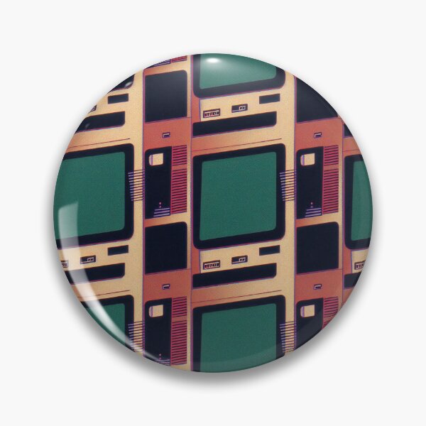 Artikelvorschau, Retro TV Screen V- 80s Vintage Style Television Pattern entworfen und verkauft von Fine Prints.