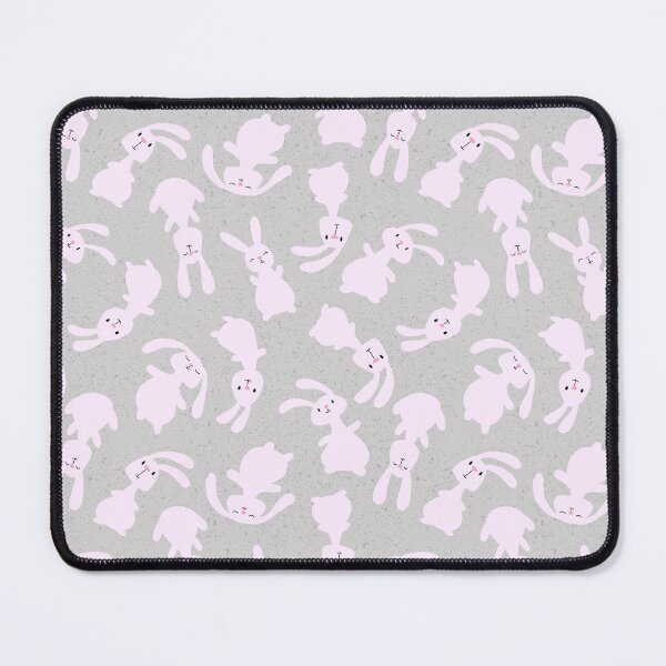 Item preview, Bouncing Bunnies - gray - SHW1005 A designed and sold by Shiny Happy World.