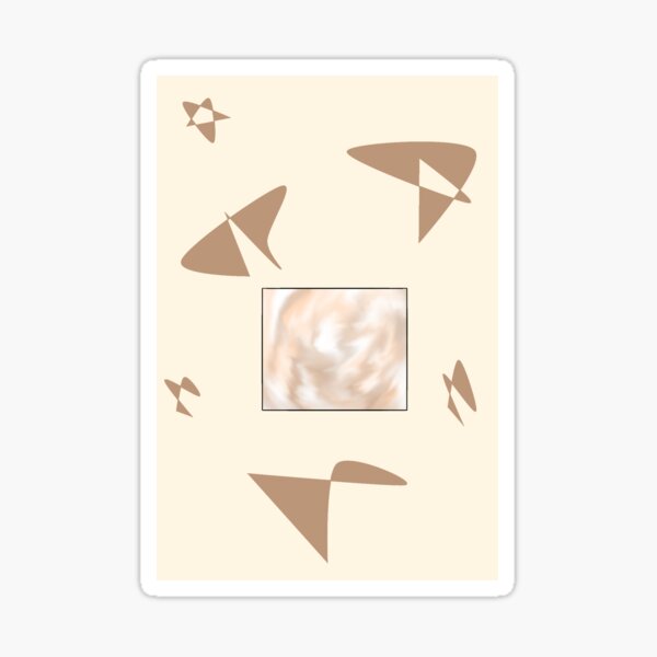 Copy of Aesthetic Minimalist Flower Design Sticker for Sale by Sophie  Rajkotwala