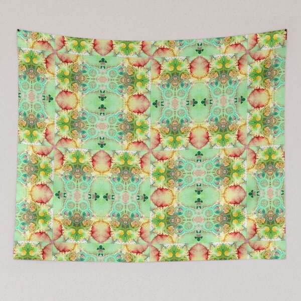Item preview, Watercolour fourpatch - turquoise  designed and sold by PurpleSandpiper.
