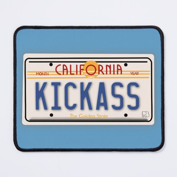 Item preview, Elvira's Kickass License Plate designed and sold by RooBooCo.