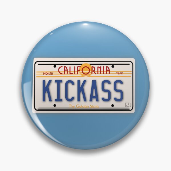 Item preview, Elvira's Kickass License Plate designed and sold by RooBooCo.