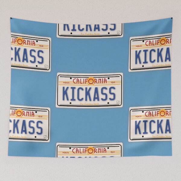 Item preview, Elvira's Kickass License Plate designed and sold by RooBooCo.