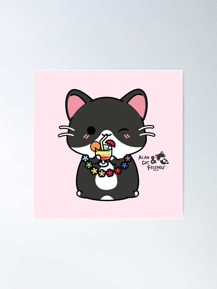 48 Cartoon Cat Kawaii Cat Stickers Journal Stickers, Cat Stickers