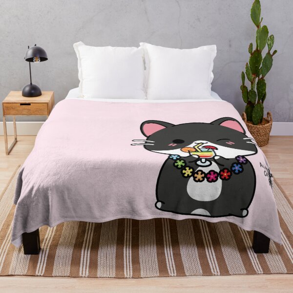 Item preview, Cute hawaii themed tuxedo cat in kawaii design designed and sold by Alan-cat.