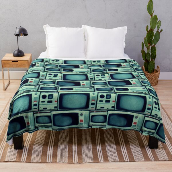 Item preview, Retro TV / Radios Machines - 80s Retro Style Television Pattern designed and sold by Fine Prints.
