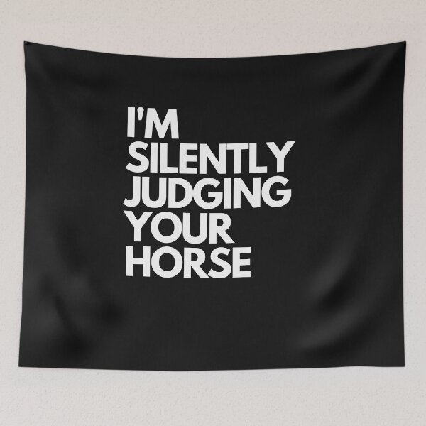 Item preview, Im Silently Judging Your Horse designed and sold by Stickers  Designer.