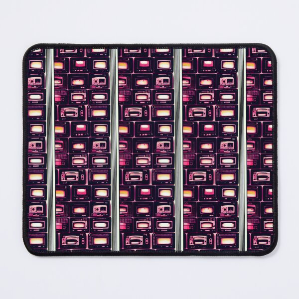 Item preview, Vintage TV / Monitor Screens - 80s Retro Style Television Pattern designed and sold by Fine Prints.