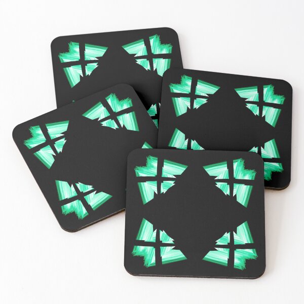 Item preview, green squares designed and sold by Meo Design.