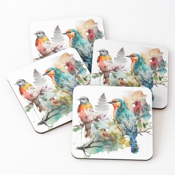 Item preview, everybirdy golder birds pattern designed and sold by printiesart.
