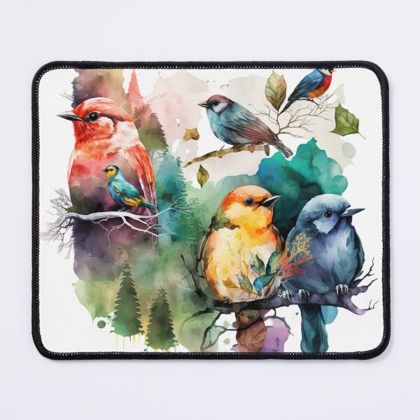 Item preview, everybirdy golder birds pattern designed and sold by printiesart.