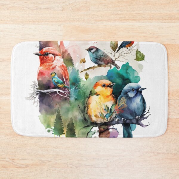 Item preview, everybirdy golder birds pattern designed and sold by printiesart.