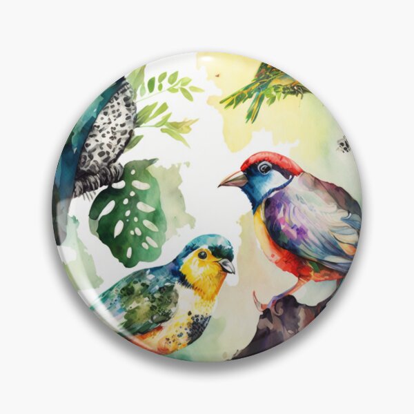 Item preview, everybirdy golder birds pattern designed and sold by printiesart.