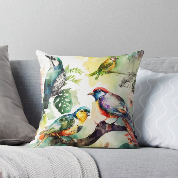 Item preview, everybirdy golder birds pattern designed and sold by printiesart.