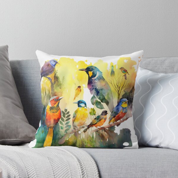 Item preview, everybirdy golder birds pattern designed and sold by printiesart.