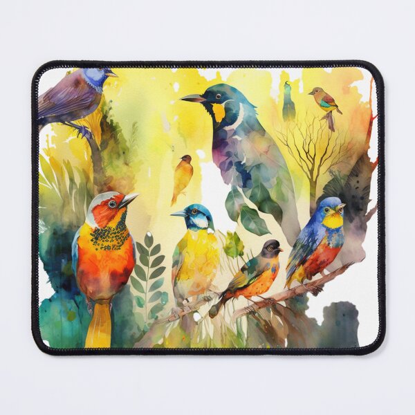 Item preview, everybirdy golder birds pattern designed and sold by printiesart.