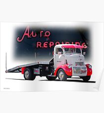 1941 Chevrolet COE Car Carrier Poster