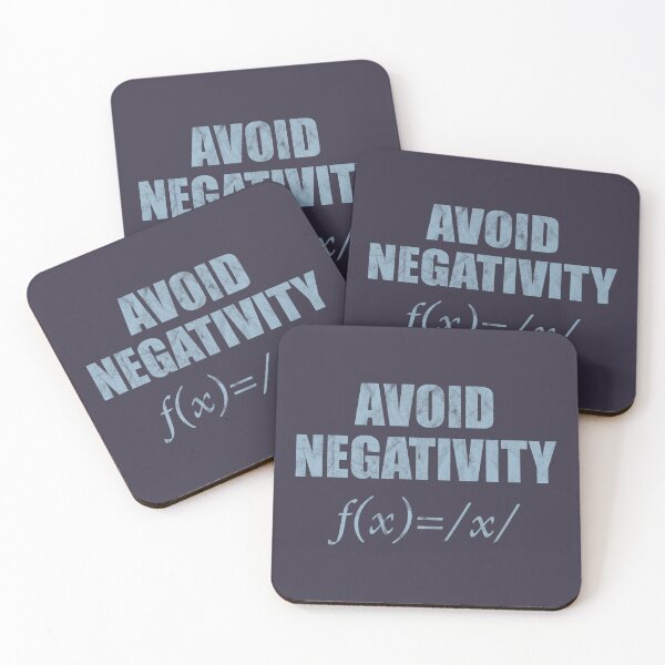 Item preview, Avoid Negativity Formula (Blue Worn Look) designed and sold by siggyspatsky.