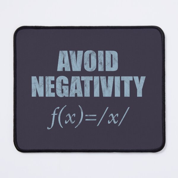 Item preview, Avoid Negativity Formula (Blue Worn Look) designed and sold by siggyspatsky.