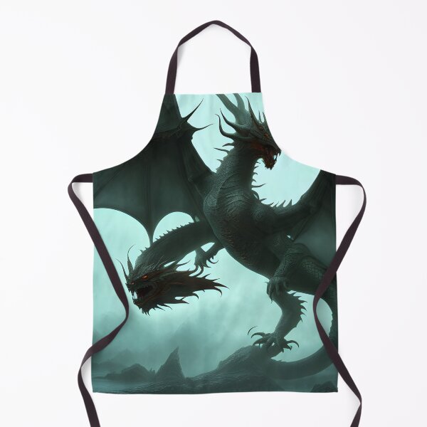 Item preview, Two headed dragon taking flight designed and sold by VersoShopping.