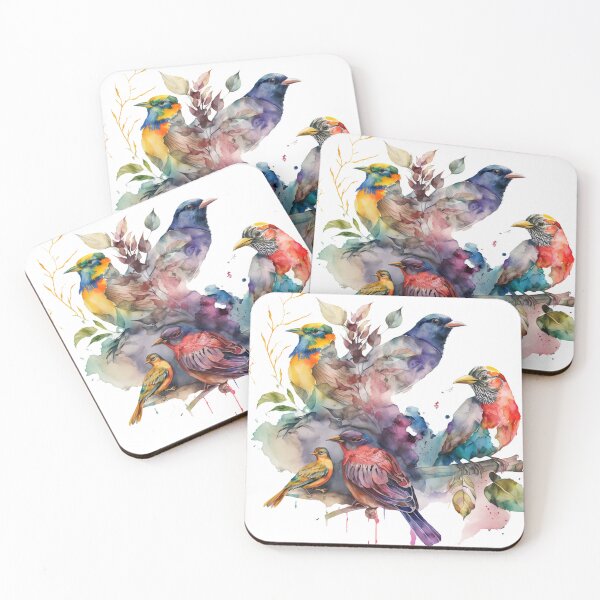 Item preview, everybirdy golder birds pattern designed and sold by printiesart.