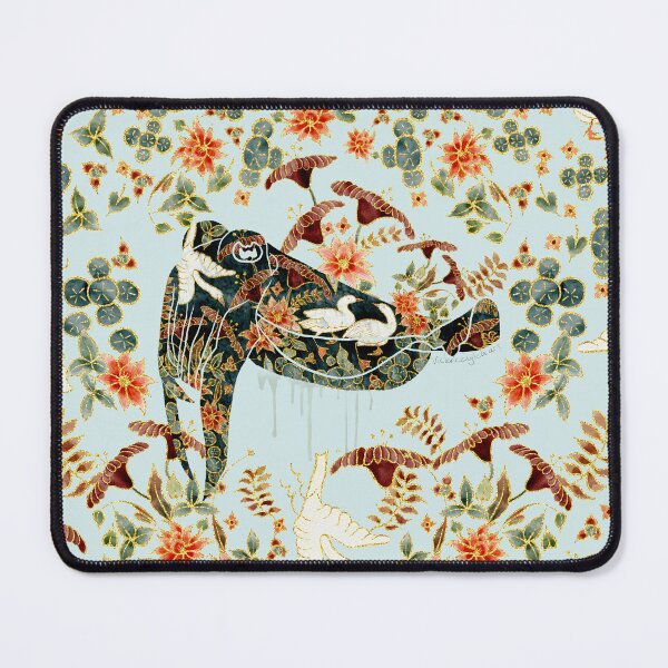 Item preview, Art Nouveau Floral Cuttlefish Surface Design designed and sold by Valerie Englehart.