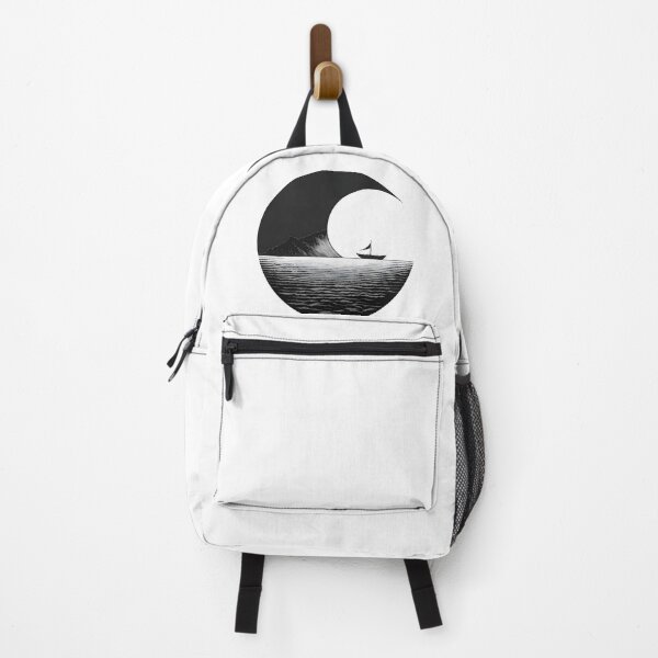 Item preview, Half moon shaped sailing scene designed and sold by LuPa Creative.