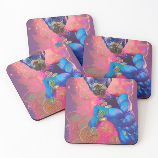 Item preview, Scarab Blue Abstract Organic designed and sold by mghtymvrk2040.