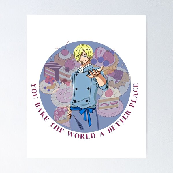 Poster One Piece Chef Cuisinier Sanji  Décoration One Piece – Boutique One  Piece