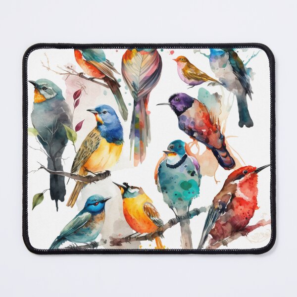 Item preview, everybirdy golder birds pattern designed and sold by printiesart.