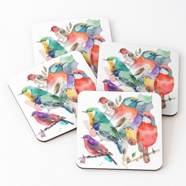 Item preview, everybirdy golder birds pattern designed and sold by printiesart.