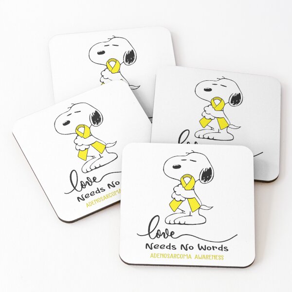Item preview, Adenosarcoma Awareness - LOVE NEEDS NO WORDS designed and sold by Elise-Chapman.